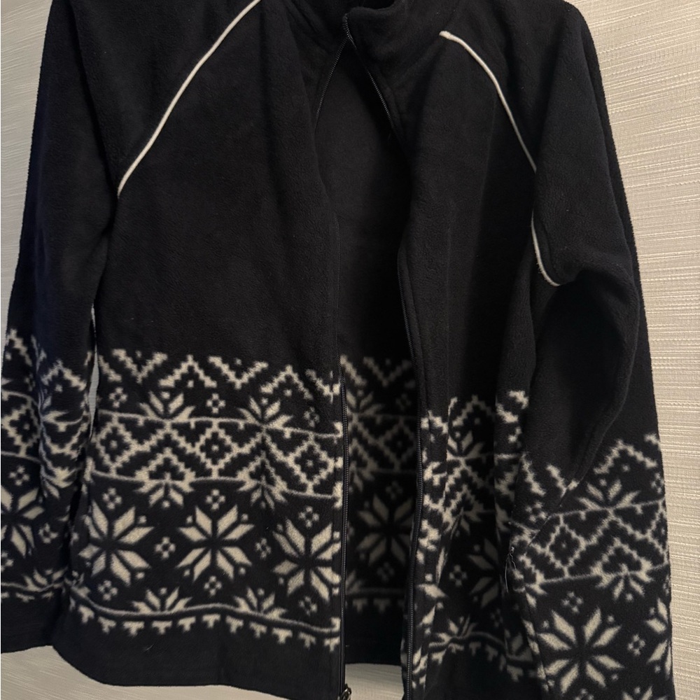 Black and White Patterned Sweater